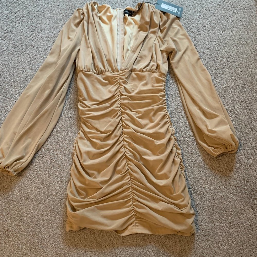Pretty Little thing ruched mini dress